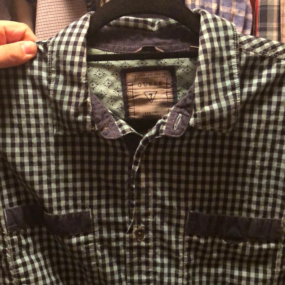 Guess button down shirt